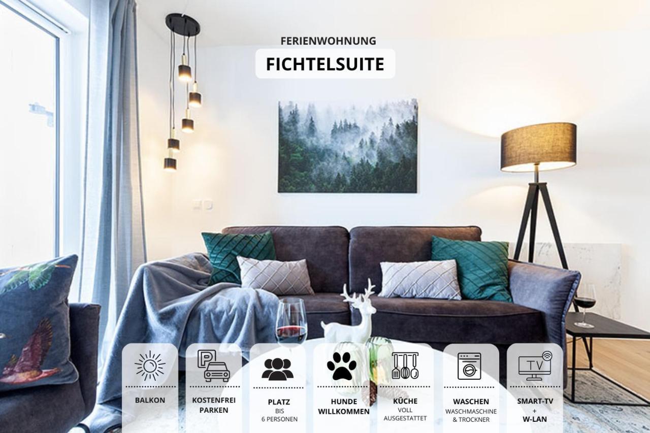 Die Fichtelsuite 1-6 Pers Ferienwohnung Nahe Ochsenkopf Sued 800M In Fleckl Warmensteinach Esterno foto